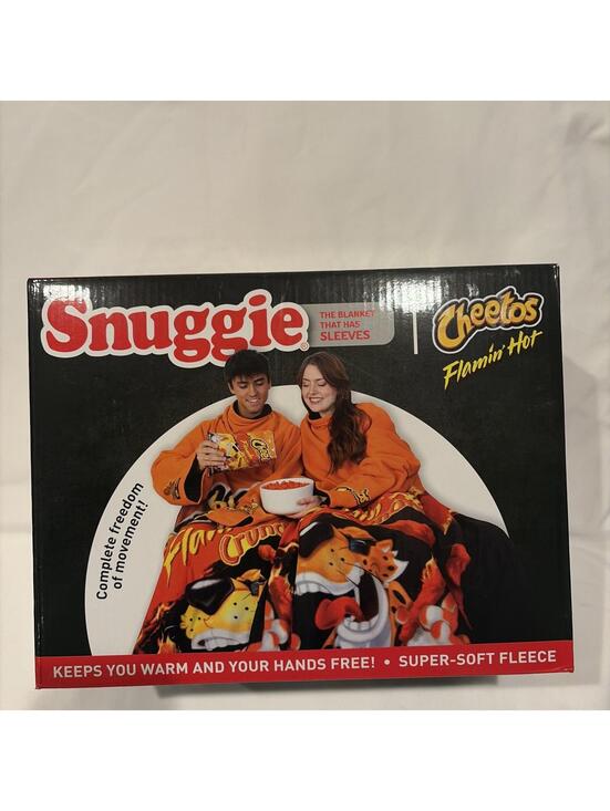 Other - New Cheetos Flaming Hot Snuggie Blanket with Sleeves